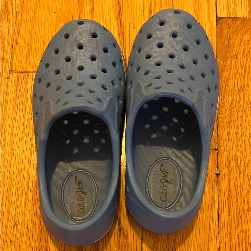 Blue Slip-Ons